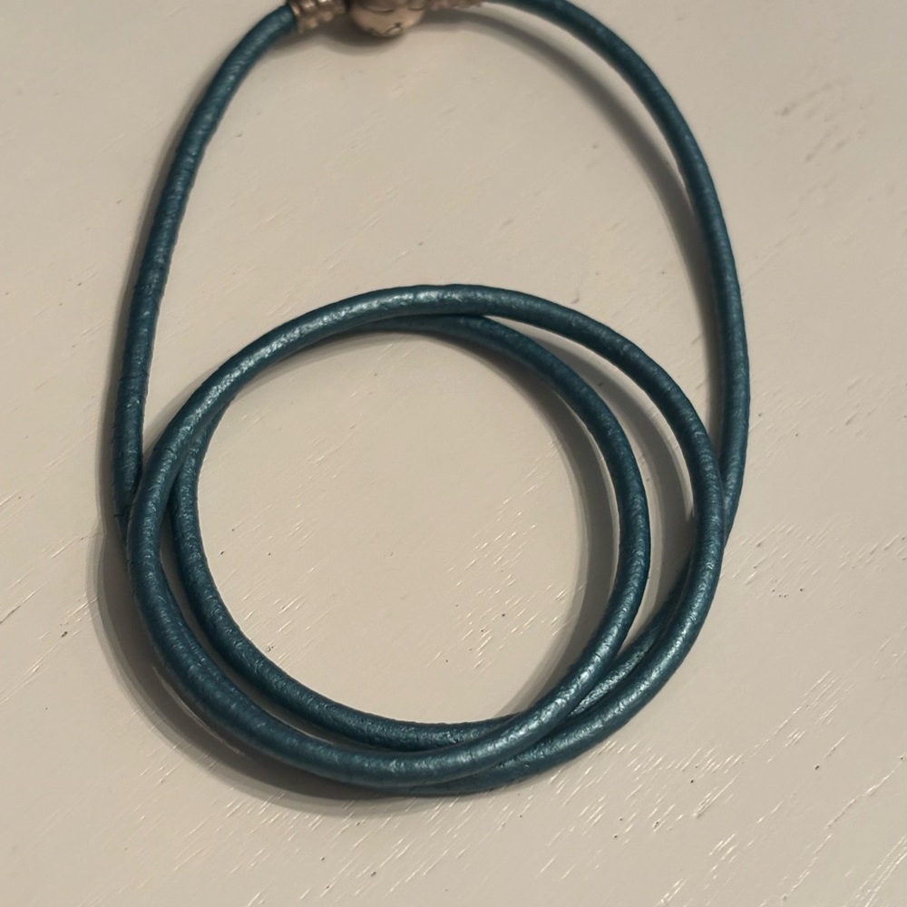 Modern Blue Minimalist Necklace